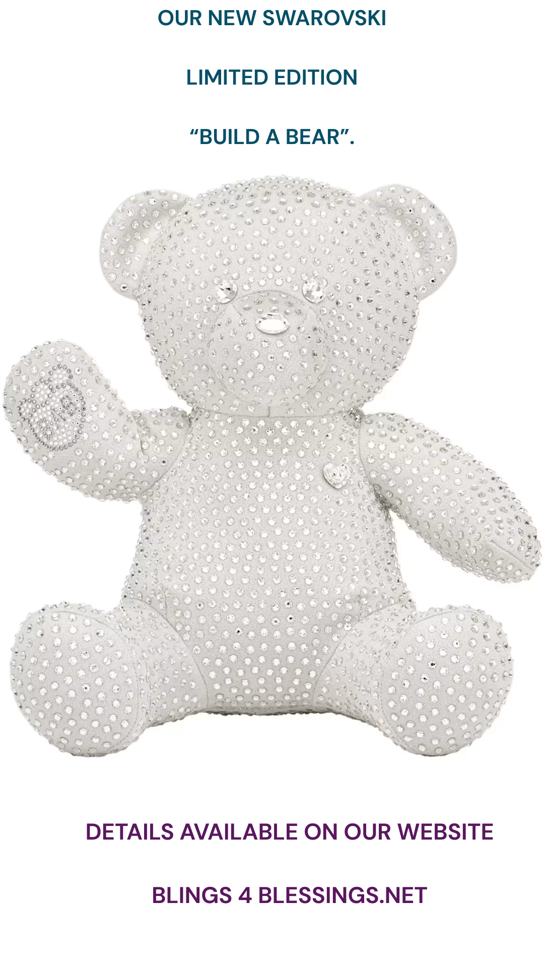 Swarovski Limited Edition "BUILD A BEAR".
